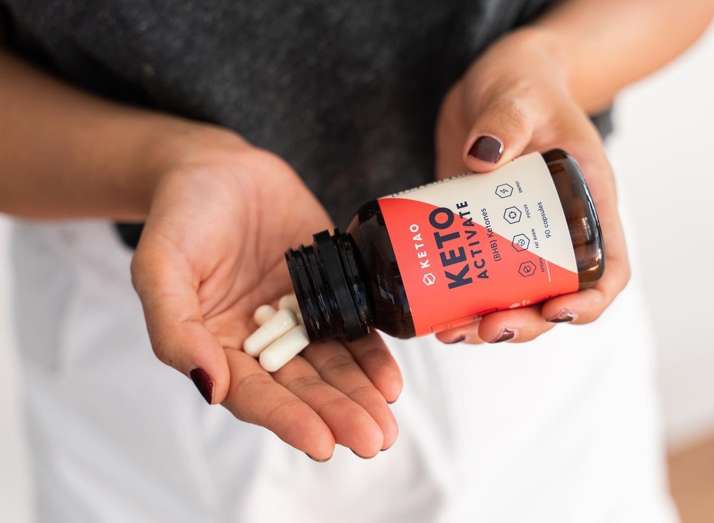 Keto Activate 90 Capsules Exogenous Ketones (goBHB) | Zero Carbs/Sugar | Keto Pills for Ketosis & Craving Control | Vegan Capsules