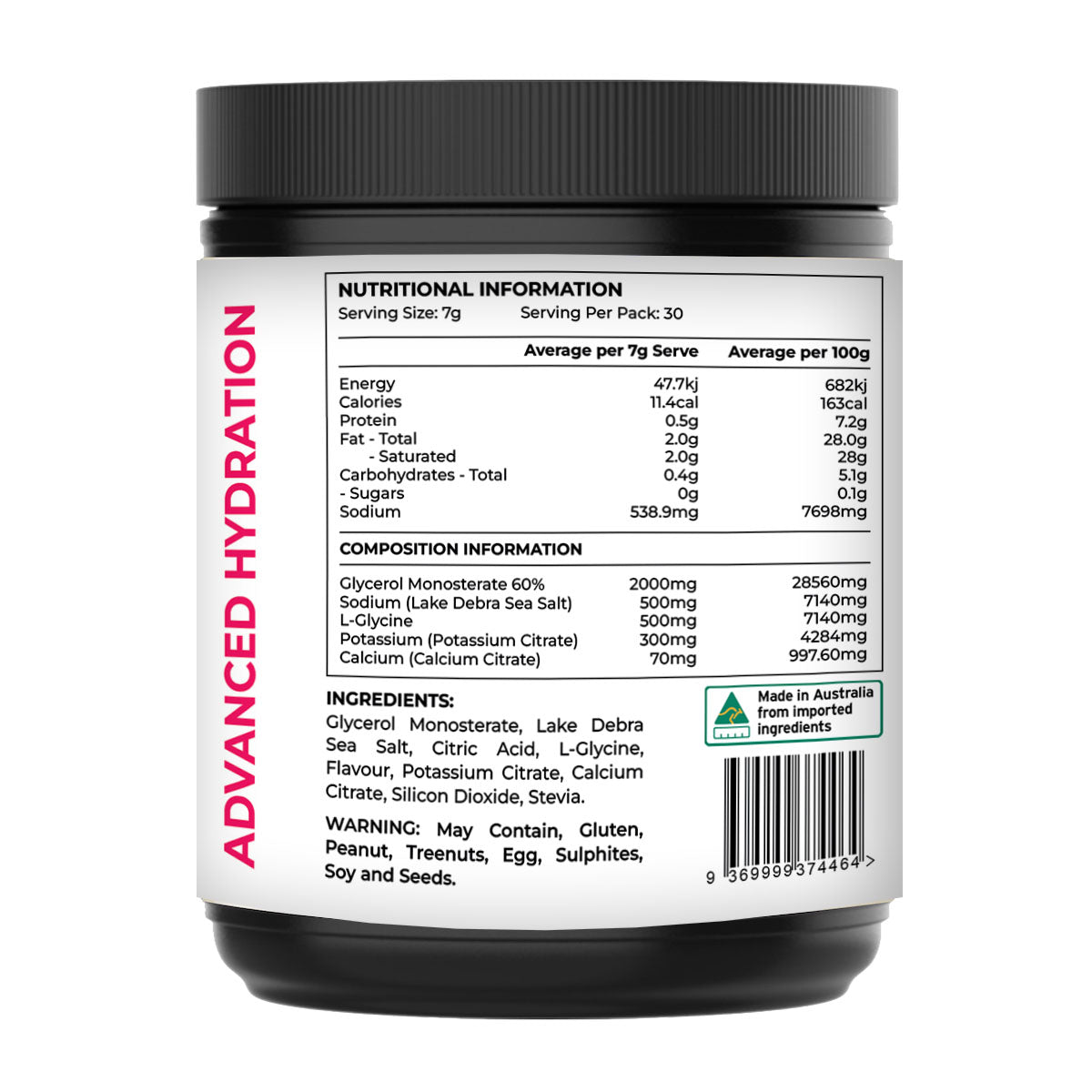 Ketao Hydration Electrolyte Powder – Rapid Hydration + Glycerol + Sea Salt – Raspberry / Orange Mandarin / Lemon