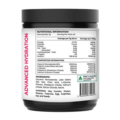 Ketao Hydration Electrolyte Powder – Rapid Hydration + Glycerol + Sea Salt – Raspberry / Orange Mandarin / Lemon