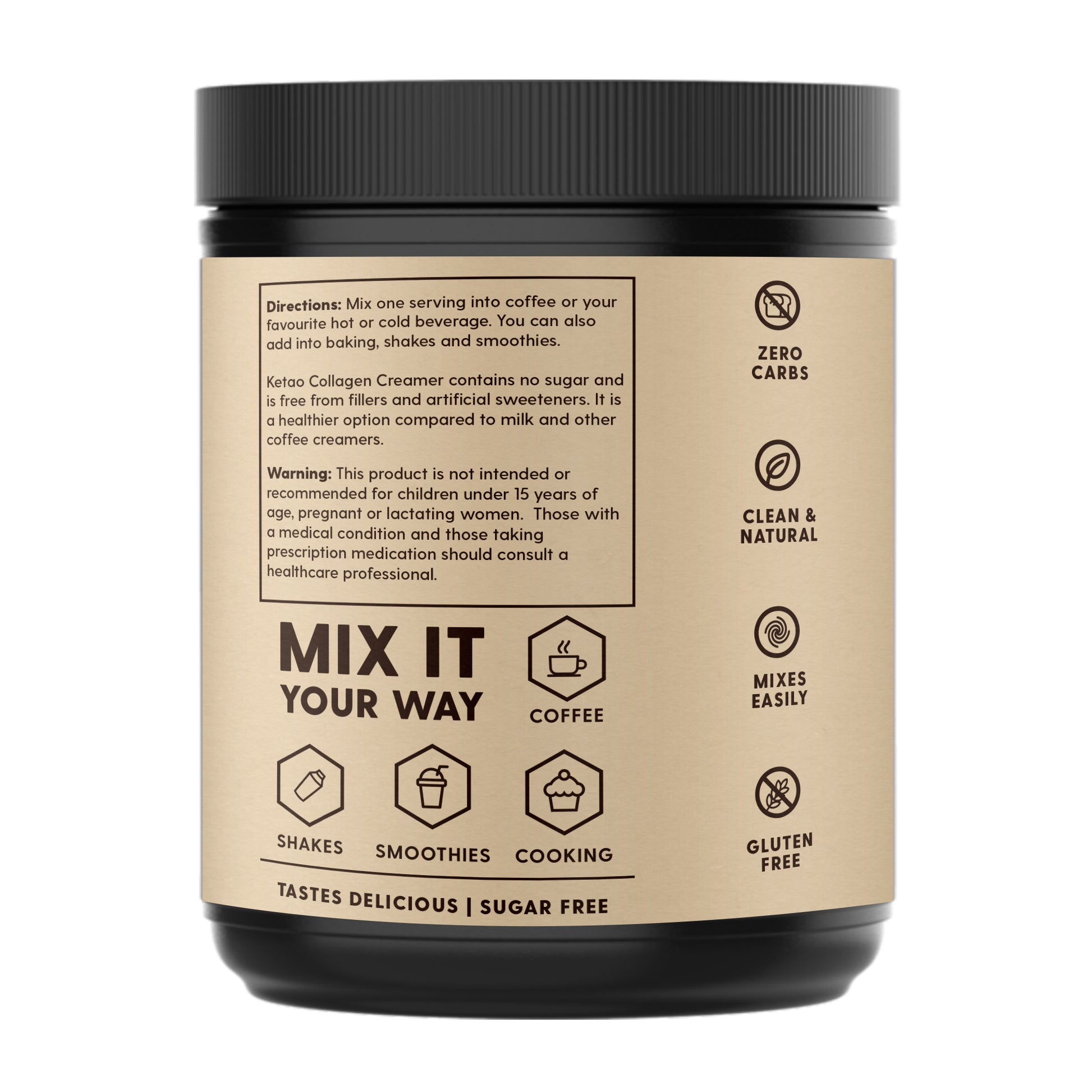 zero carbs clean and natural mixes easy and gluten free