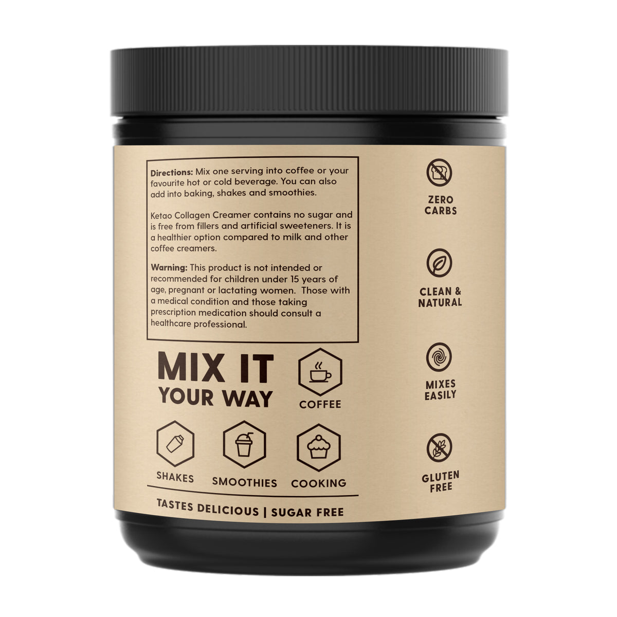 zero carbs clean and natural mixes easy and gluten free