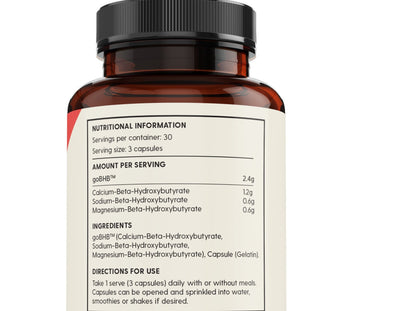 Keto Activate 90 Capsules Exogenous Ketones (goBHB) | Zero Carbs/Sugar | Keto Pills for Ketosis & Craving Control | Vegan Capsules